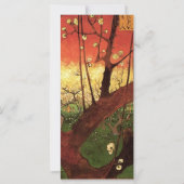 Carte Japonisme : Arbre à prune fleuri par Vincent van G (Dos)