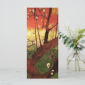 Carte Japonisme : Arbre à prune fleuri par Vincent van G (Debout devant)
