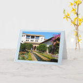 Carte Jardin à Alhambra (Fleur jaune)