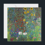 Carte Jardin agricole avec tournesols | Gustav Klimt | C<br><div class="desc">Farm Garden with Sunflowers est un tableau de Gustav Klimt de 1907.</div>
