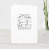 Carte Jardin Apricots, salutation sans vie (Dos)