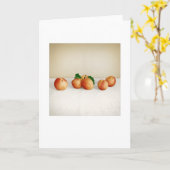 Carte Jardin Apricots, salutation sans vie (Fleur jaune)