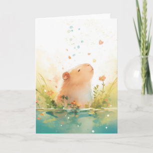 Carte Jardin aquatique des capybaras
