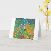 Carte Jardin aux fleurs, Gustav Klimt (Fleur jaune)