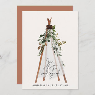 Carte jardin botanique bohème moderne