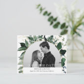 Carte Jardin botanique moderne arched Photo enregistrer  (Debout devant)