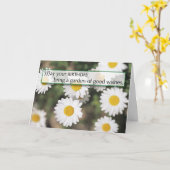 Carte Jardin Daisy (Fleur jaune)