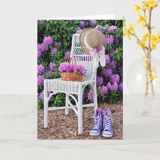 Carte Jardin d'amitié (Fleur jaune)