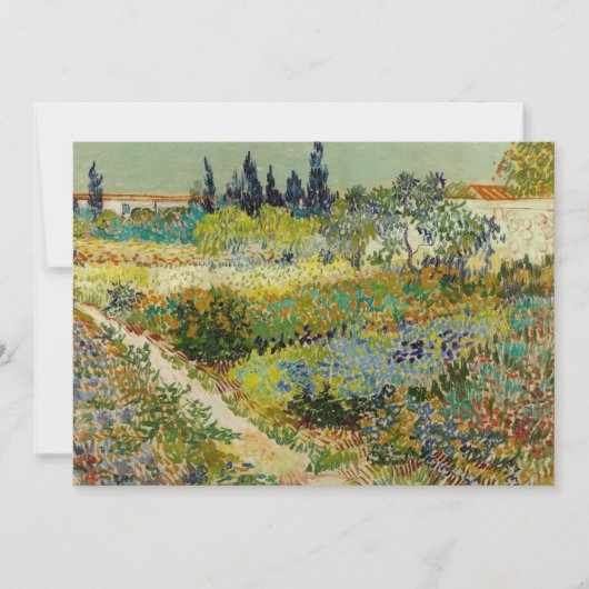 Carte Jardin d'Arles | Vincent van Gogh (Devant)
