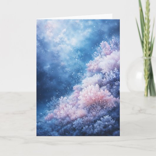 Carte Jardin de corail au crépuscule de l'océan (Devant)