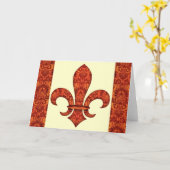 Carte Jardin de Crimson Fleur de lis (Fleur jaune)