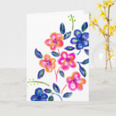 Carte Jardin de fleurs (Fleur jaune)