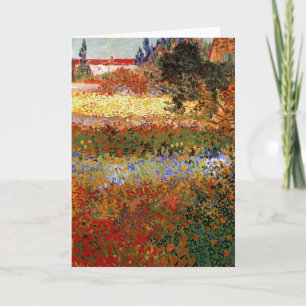 Carte Jardin de fleurs (F430) Van Gogh Art