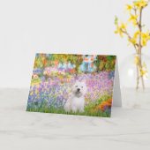 Carte Jardin de Giverney - Westin 2 (Fleur jaune)