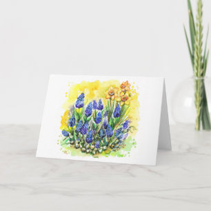 Carte Jardin de Grape Hyacinth