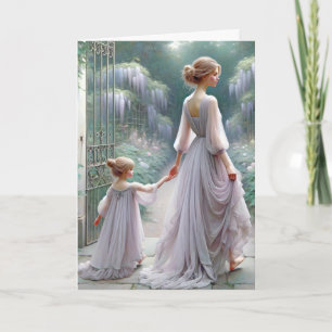 Carte Jardin de la cantine d'anniversaire de maman