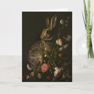 Carte Jardin de lapins Dark Academia, Mur botanique somb