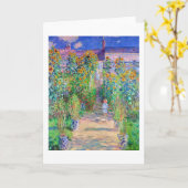 Carte Jardin de l'artiste, Monet (Fleur jaune)