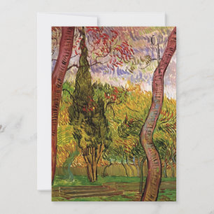 Carte Jardin de l'hôpital Saint-Paul par Vincent van Gog