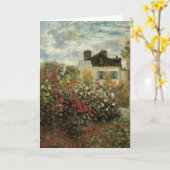 Carte Jardin de Monet à Argenteuil par Claude Monet (Fleur jaune)