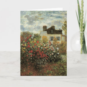 Carte Jardin de Monet à Argenteuil par Claude Monet