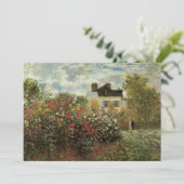 Carte Jardin de Monet à Argenteuil par Claude Monet (Debout devant)