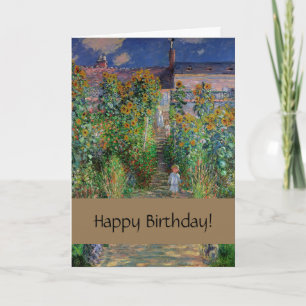 Carte Jardin de Monet Vetheuil Impressionnisme Peinture