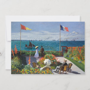 Carte Jardin de Sainte-Adresse CLAUDE MONET