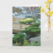 Carte Jardin de zen (Fleur jaune)