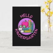 Carte jardin d'enfants (Fleur jaune)