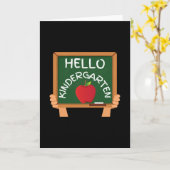 Carte jardin d'enfants (Fleur jaune)