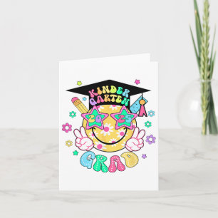 Carte Jardin d'enfants Diplômé Dernier jour Smile école