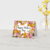 Carte Jardin des fleurs de la mère Peinture à fleurs col (Fleur jaune)