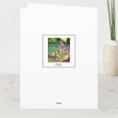 Carte Jardin des fleurs Fête des mères (Dos)