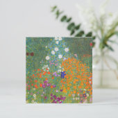 Carte Jardin des fleurs (par Gustav Klimt) (Debout devant)