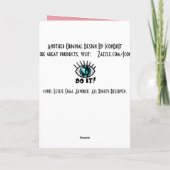 Carte Jardin des libellules (carte d'anniversaire) (Dos)