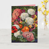 Carte Jardin des libellules (carte d'anniversaire) (Fleur jaune)