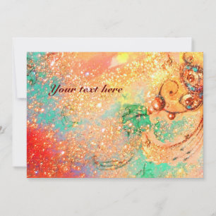 Carte JARDIN DES OMBRES PERDUES BUTTERFLY PLANTE rose