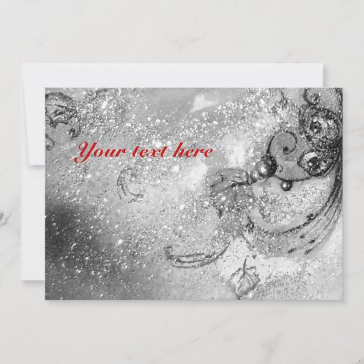 CARTE JARDIN DES OMBRES PERDUES / MONOGRAMME PAPILLON (Devant)