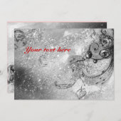 CARTE JARDIN DES OMBRES PERDUES / MONOGRAMME PAPILLON (Devant / Derrière)