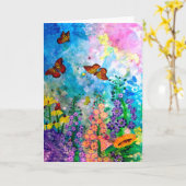 Carte Jardin des papillons (Fleur jaune)