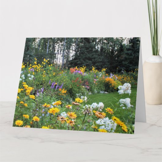 Carte Jardin des tentes d'été (Devant)