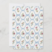 Carte Jardin d'été Bright Floral Baby Sprinking (Dos)