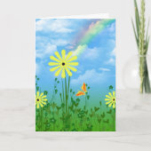 Carte Jardin d'été d'anniversaire (Devant)