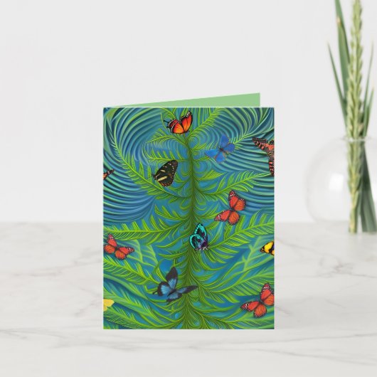 Carte Jardin d'été de rêve papillon (Devant)