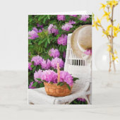 Carte Jardin du jour de mère (Fleur jaune)