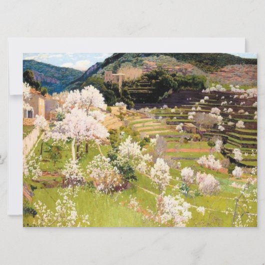 Carte Jardin en terrasse à Majorque (Devant)