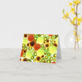 Carte jardin en verre no 2 (Fleur jaune)