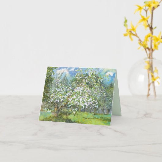 Carte Jardin fleuri (Fleur jaune)