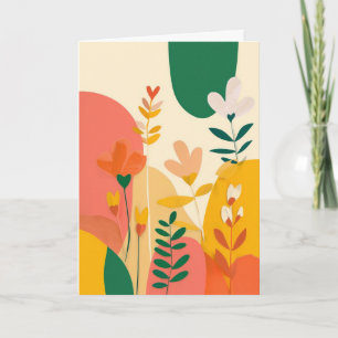 Carte Jardin fleuri en couches